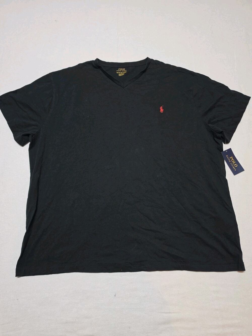 Polo Ralph Lauren Men’s 2XB Big Black Crewneck Pony Logo T-Shirt NWT